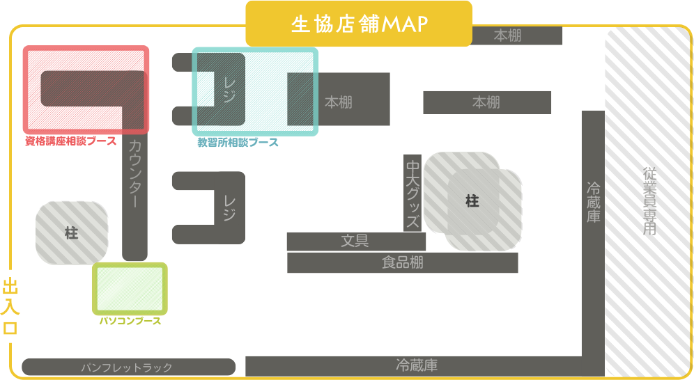 生協店舗MAP