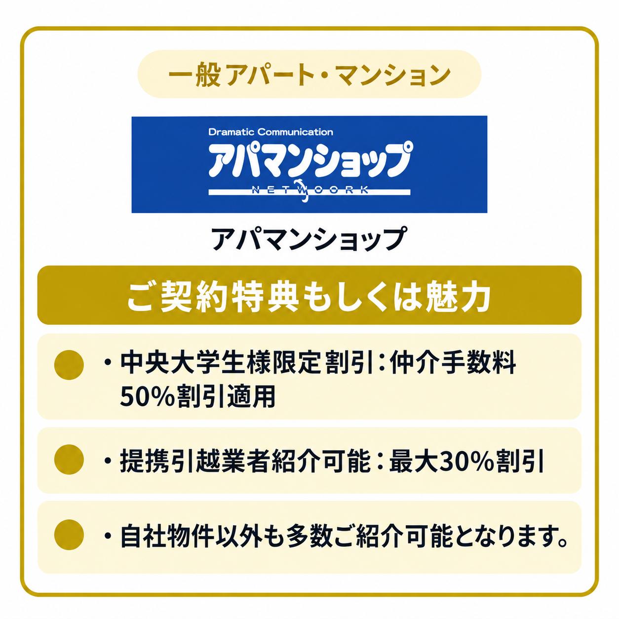 アパマンショップ